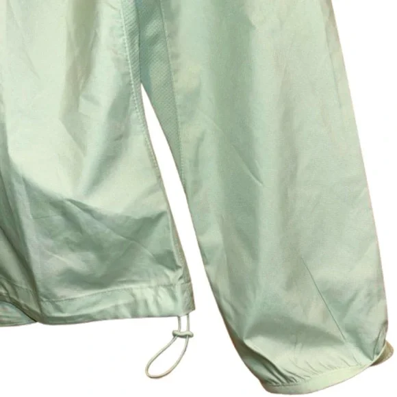 NWT Adidas Women's Small Green WIND.RDY Zip Up Hooded Sporty Windbreaker Jacket - Picture 9 of 16